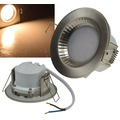 LED-Einbauleuchte 5W warmwei Edelstahl gebrstet IP54 -...
