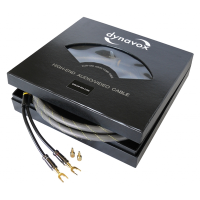 Dynavox high-end speaker cable set 2.5mm 1.5 m