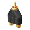 Adapter RCA plug / 2 x RCA coupling