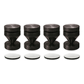Vibration damper for loudspeakers black   Set of 4 pieces