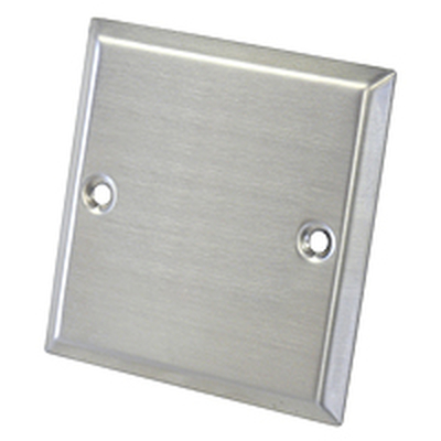 Wall outlet aperture stainless steel