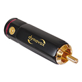 High-end RCA plug with red identification ring