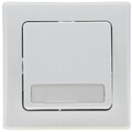 Flush-mounted button with name tag incl. Frame 250V ~ /...
