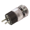 High-end hifi rhodiniert safety plug contacts