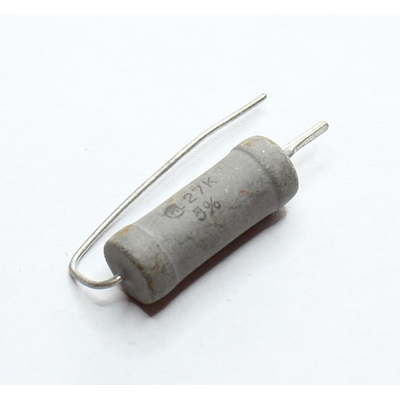 Drahtwiderstand   27K Ohm  4W  5%