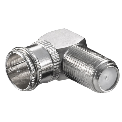90� angle adapter F plug (Quick)   F socket