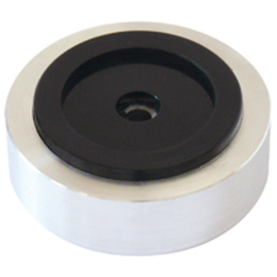 Aluminium feet for HiFi devices Ø 50mm alu polished Set...