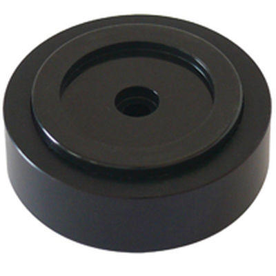 Aluminium feet for HiFi devices Ø 50mm Set of 4 black