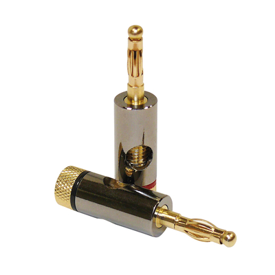 Banana plug Set 2 x red/ 2 x black