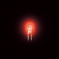 LED  5mm red clear super bright 600mcd