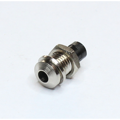 Einbauhalter f�r 3mm LEDs Chrom Metall konvex