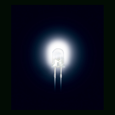 LED 3mm wei� klar ultrahell 2500mcd