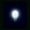 LED 3mm wei klar ultrahell 2500mcd