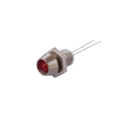 LED mit Fassung 3 mm rot diffus