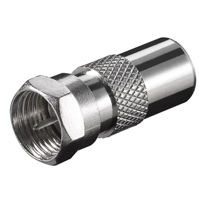 Adapter F plug   coax socket