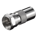 Adapter F plug   coax socket