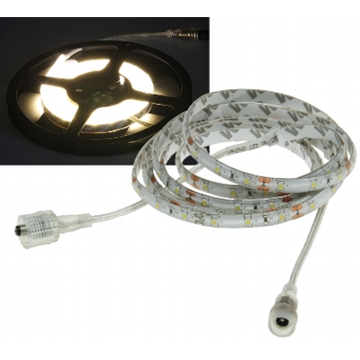 LED Streifen warmwei� 12VDC  4,2W 1m  60 LEDs IP44 - CLS-100