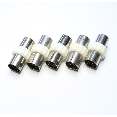 Coax adapter socket / socket (5 pcs)