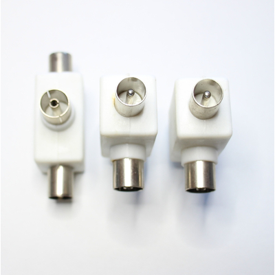 Coax distributor 1 coupling > 2 plugs