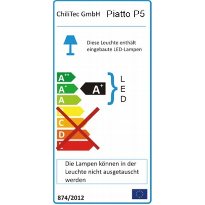 LED Leuchteinsatz �50mm neutralwei� 4000K 230V 5W - Piatto P5N