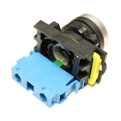 Installation button 22mm 1 x (on) 400V 10A green