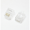 RJ11 Stecker 6 polig 6P6C fr Flachkabel