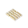 4x Cable connector banana up to 4mm� gold clated connectors