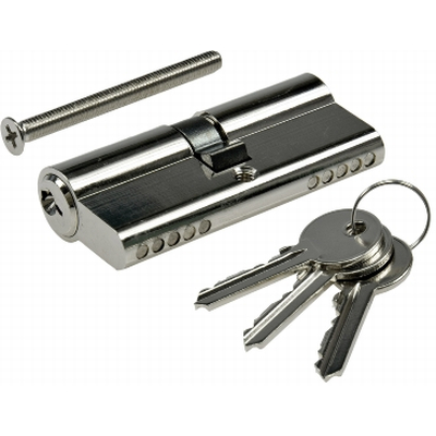  Locking cylinder 70mm (35 + 35mm) profile cylinder, 3 beard keys