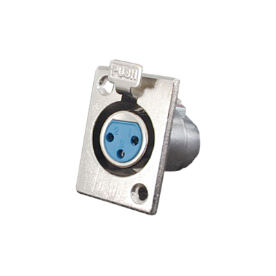 XLR panel socket 3-pin