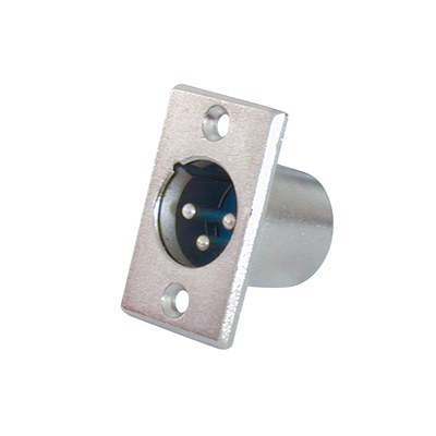 XLR Einbaustecker 3 polig