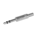 Klinkenstecker 6,3 mm stereo metall