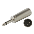 Klinke 6,3 mm Stecker mono / XLR Stecker asymmetrisch