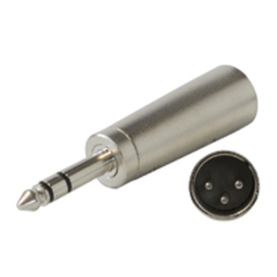 Jack 6.3 stereo / XLR plug symmetrical