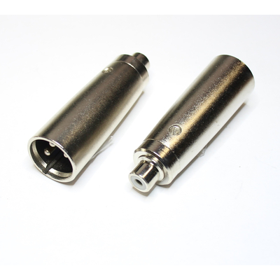 XLR Stecker / Cinch Kupplung asymmetrisch