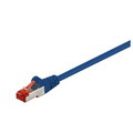 CAT 6 Netzwerkkabel  1m blau PIMF Patchkabel 2 x RJ45...