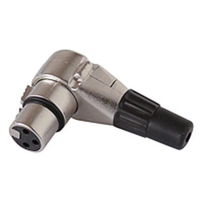 XLR connector 3 pin 90 � angled