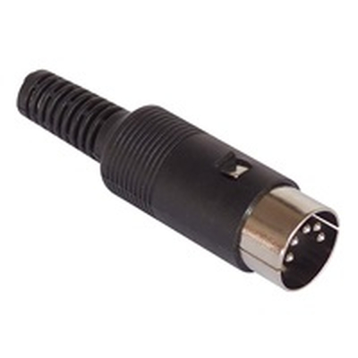 DIN connector 5 pin 180 straight