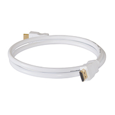  HDMI-Kabel  1,0m weiss vergoldet 1.4 (High-Speed Ethernet)