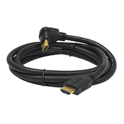HDMI Kabel 1.3 mit einen abgewinkeltem Stecker 2,0m schwarz