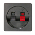 Loutspeaker connection terminal square press-fitting