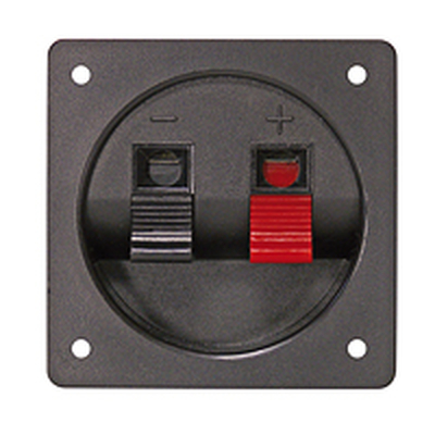Speaker clamp connection terminal 2-pin square