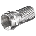 F Stecker fr 7 mm Kabel zum aufdrehen