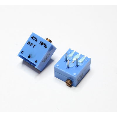 Spindeltrimmer      47K Ohm liegend 10-G�nge