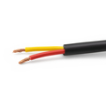 Speaker cable 2x2.5mm� round black 15m