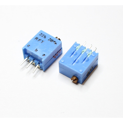 Spindeltrimmer      22K Ohm stehend 10-G�nge