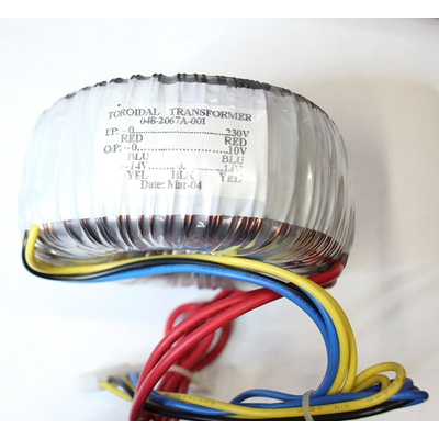 Toroidal transformer Prim. 230V Sec.1 2 x 14V Sec.2 10V - 0489-2067A-001 - Toroidal