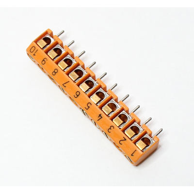 Terminal strip for PCB assembly 8 poles