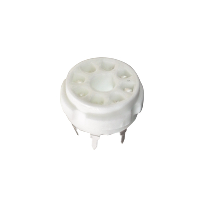 8-pin tube socket. Tube socket for PCB mounting