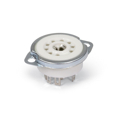 Tubes socket 9-pin with solder tags