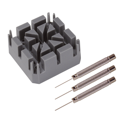 Calcinations tape holding block with pen